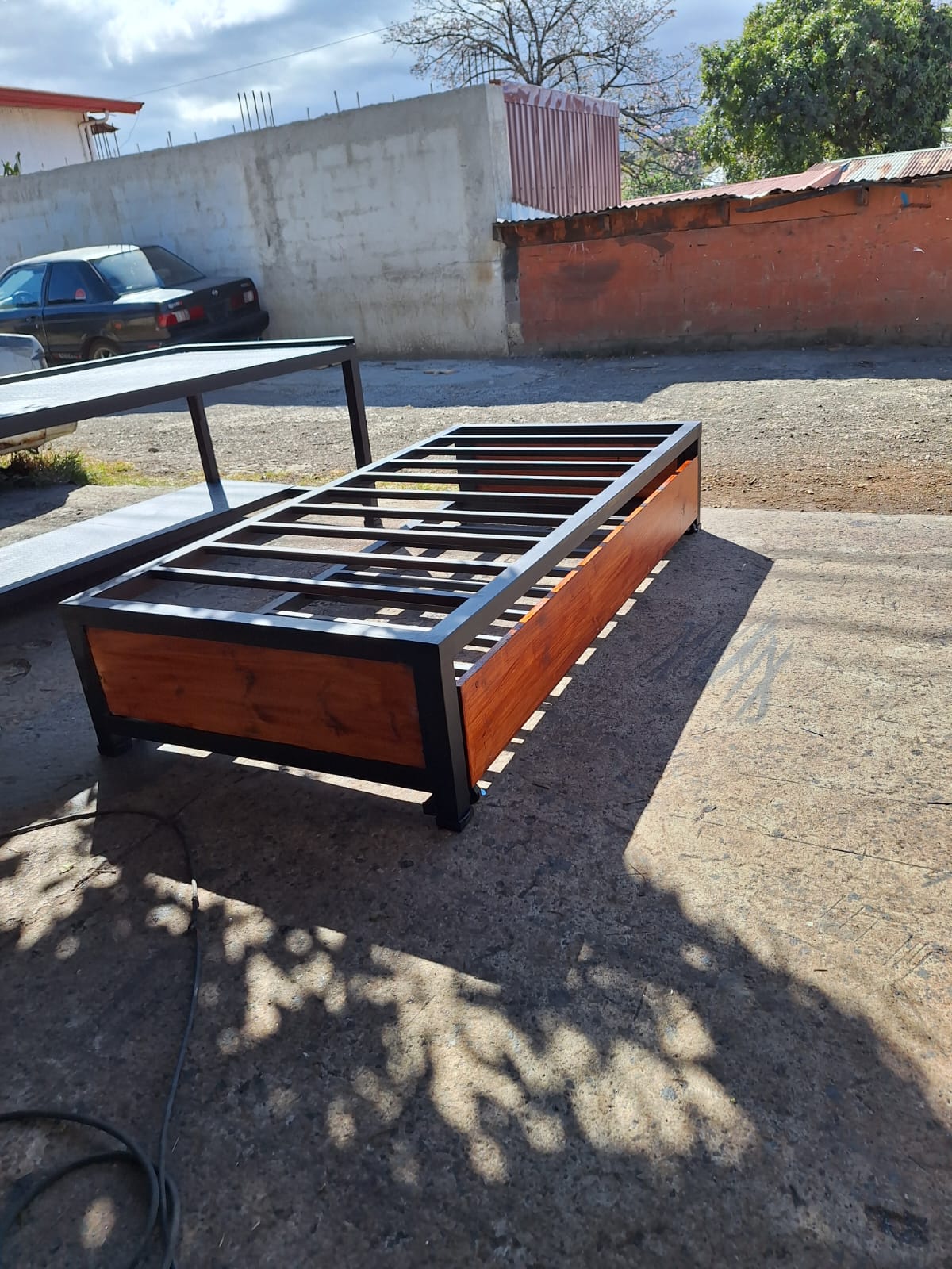 Base individual estilo rústico